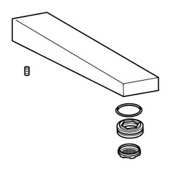 Hansa Auslauf, Rosette eckig, Ausladung 197mm, Chrom, 59914021... HANSA-59914021 4015474272309 (Abb. 1)
