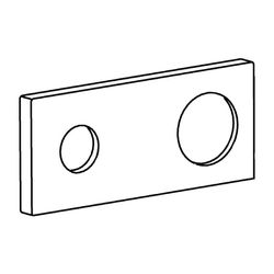 Hansa Rosette für Unterputz-Einbaukörper, Chrom, 59914022... HANSA-59914022 4015474272316 (Abb. 1)