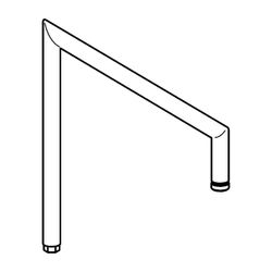 Hansa Brausearm ohne Kopfbrause, Chrom, 59914045... HANSA-59914045 4015474272965 (Abb. 1)