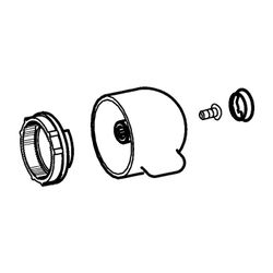 Hansa Umstellknopf 59914084 Chrom... HANSA-59914084 4015474275102 (Abb. 1)