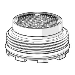 Hansa Luftsprudler, M21,5x1, 5l/min, 59914094... HANSA-59914094 4015474275416 (Abb. 1)
