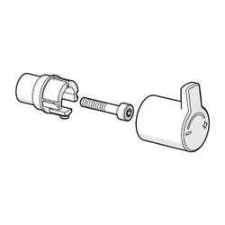 Hansa Temperatureinstellgriff, Chrom, 59914108... HANSA-59914108 4015474275553 (Abb. 1)