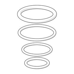 Hansa O-Ringsatz für Unterputz-Einbaukörper, 59914113... HANSA-59914113 4015474275607 (Abb. 1)
