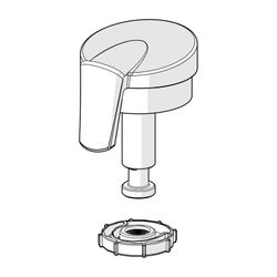 Hansa Absperrgriff für Wasserhahn, 59914115... HANSA-59914115 4015474275621 (Abb. 1)