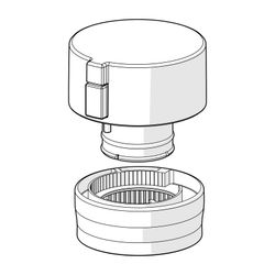 Hansa Temperatureinstellgriff, 59914120... HANSA-59914120 4015474275676 (Abb. 1)