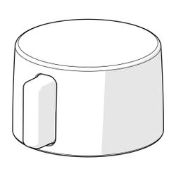 Hansa Temperatureinstellgriff, Chrom, 59914153... HANSA-59914153 4015474276000 (Abb. 1)