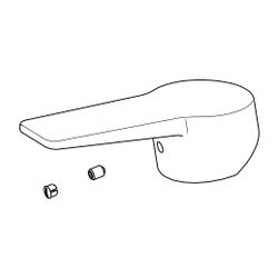 Hansa Twist Hebel, Länge 87mm, mit K/W-Kennzeichnung, Chrom, 59914199... HANSA-59914199 4015474278561 (Abb. 1)