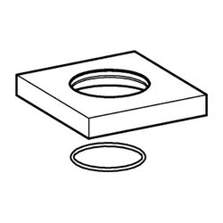 Hansa Rosette, 75x75mm, Chrom, 59914212... HANSA-59914212 4015474289000 (Abb. 1)