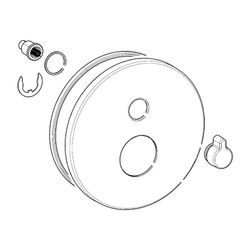 Hansa Rosette 59914219 170mm Chrom... HANSA-59914219 4015474295391 (Abb. 1)