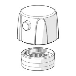 Hansa Temperatureinstellgriff, 59914238... HANSA-59914238 4057304000218 (Abb. 1)