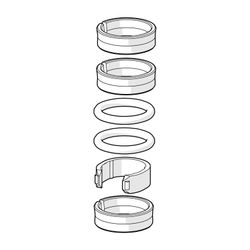 Hansa Auslaufdichtung für Wasserhahn, 59914266... HANSA-59914266 4057304000492 (Abb. 1)