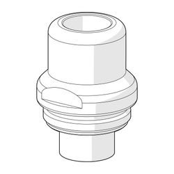 Hansa Kunststoffadapter für Wasserhahn, 59914268... HANSA-59914268 4057304000515 (Abb. 1)