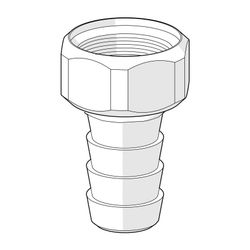 Hansa Brauseschlauchanschluss, 59914275... HANSA-59914275 4057304000584 (Abb. 1)