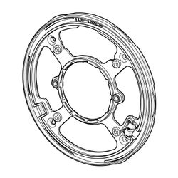 Hansa Befestigungsteil für Unterputz-Einbaukörper, 59914296... HANSA-59914296 4057304001550 (Abb. 1)
