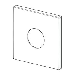 Hansa Rosette für Unterputz-Einbaukörper, Chrom, 59914297... HANSA-59914297 4057304001567 (Abb. 1)