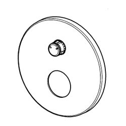 Hansa Rosette, Durchmesser 170mm, Chrom, 59914302... HANSA-59914302 4057304001611 (Abb. 1)