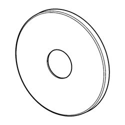 Hansa Rosette, Durchmesser 170mm, Chrom, 59914306... HANSA-59914306 4057304001659 (Abb. 1)