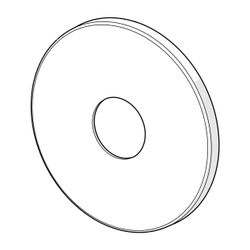 Hansa Rosette, Durchmesser 170mm, Chrom, 59914310... HANSA-59914310 4057304001697 (Abb. 1)