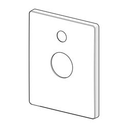 Hansa Rosette, 185x150mm, Chrom, 59914327... HANSA-59914327 4057304001864 (Abb. 1)