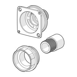 Hansa Verlängerungssatz für Unterputz-Einbaukörper, 59914368... HANSA-59914368 4057304002007 (Abb. 1)