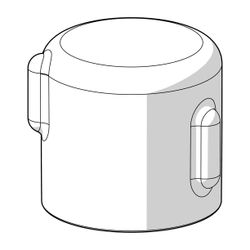 Hansa Absperrgriff, Chrom, 59914395... HANSA-59914395 4057304003349 (Abb. 1)