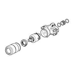 Hansa Varox Pro Funktionseinheit D 3,5mm, Classic, Steuerpatrone mit keramischen Dichts... HANSA-59914418 4057304004483 (Abb. 1)