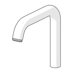 Hansa Auslauf Ausladung 152mm, Chrom, 59914427... HANSA-59914427 4057304005237 (Abb. 1)