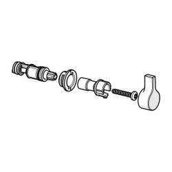 Hansa Temperatureinstellsatz, 59914442... HANSA-59914442 4057304005398 (Abb. 1)