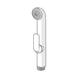 Hansa Funktionsbrause Bidetta, Kunststoff, Chrom, 59914465... HANSA-59914465 4057304005770 (Abb. 1)