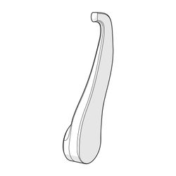 Hansa Alessi Swan Temperatureinstellgriff 59914507 Chrom... HANSA-59914507 4057304008184 (Abb. 1)