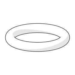 Hansa O-Ring Durchmesser 13,1x2,62mm, 59914551... HANSA-59914551 4057304009204 (Abb. 1)