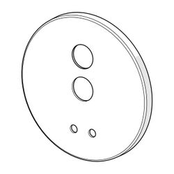 Hansa Deckplatte Durchmesser 170mm, Chrom, 59914553... HANSA-59914553 4057304009099 (Abb. 1)