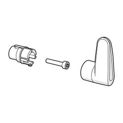 Hansa Temperatureinstellgriff, Chrom, 59914568... HANSA-59914568 4057304009525 (Abb. 1)