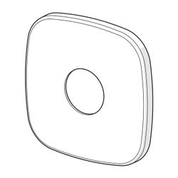 Hansa Deckplatte 59914571 154x154mm Chrom... HANSA-59914571 4057304009600 (Abb. 1)