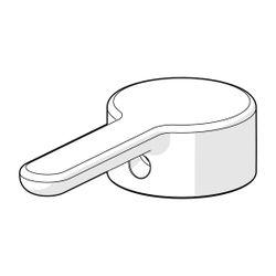 Hansa Hebel für Unterputz-Einbaukörper, Chrom, 59914574... HANSA-59914574 4057304009716 (Abb. 1)