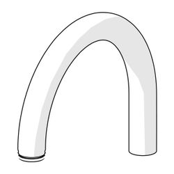 Hansa Auslauf Ausladung 160mm, Chrom, 59914608... HANSA-59914608 4015470030576 (Abb. 1)