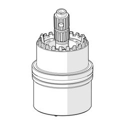 Hansa Kartusche D 4,0mm, Steuerpatrone mit keramischen Dichtscheiben zur Wassermengen- ... HANSA-59914665 4057304010927 (Abb. 1)