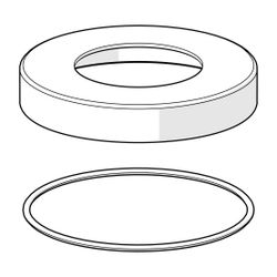 Hansa Deckplatte Durchmesser 72mm, Chrom, 59914672... HANSA-59914672 4057304012709 (Abb. 1)