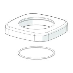 Hansa Deckplatte 59914676 75x75mm Chrom... HANSA-59914676 4057304012686 (Abb. 1)