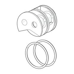 Hansa Adapter für Unterputz-Einbaukörper, 59914695... HANSA-59914695 4057304011825 (Abb. 1)
