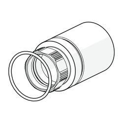 Hansa Schraubhülse, M36x1,5, Schlüsselweite 30, 59914696... HANSA-59914696 4057304011832 (Abb. 1)