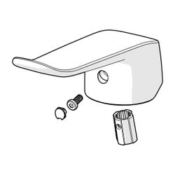 Hansa Care Hebel, Länge 136mm, Chrom, 59914719... HANSA-59914719 4057304013171 (Abb. 1)