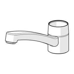 Hansa Auslauf 59914730 Länge 210mm Ausladung 210mm Chrom... HANSA-59914730 4057304013249 (Abb. 1)