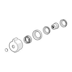 Hansa Temperatureinstellgriff, Chrom, 59914754... HANSA-59914754 4057304013614 (Abb. 1)
