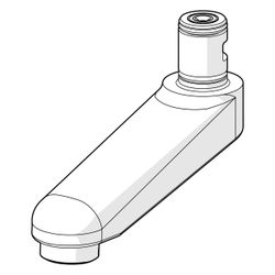 Hansa Auslauf Länge 96mm, Ausladung 96mm, ab 2019, Chrom, 59914765... HANSA-59914765 4057304014260 (Abb. 1)