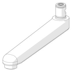 Hansa Auslauf Länge 170mm, Ausladung 170mm, ab 2019, Chrom, 59914766... HANSA-59914766 4057304014277 (Abb. 1)