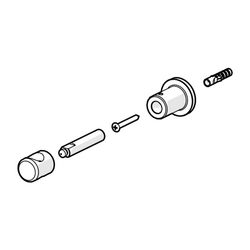 Hansa Brausestangenhalter, Chrom, 59914773... HANSA-59914773 4057304014888 (Abb. 1)