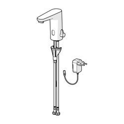 Hansa Electra Waschtischarmatur, Standmontage, Sensor, berührungslos, Bluetooth, 230/9V... HANSA-91002009 4057304019722 (Abb. 1)