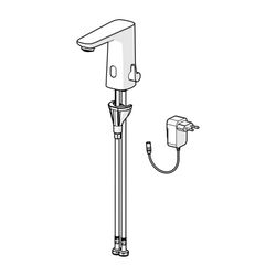 Hansa Electra Digital Waschtischarmatur, Standmontage, elektronisch, Bluetooth, 230/9V,... HANSA-92202009 4057304019425 (Abb. 1)