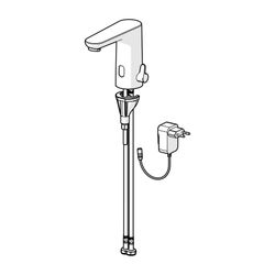 Hansa Electra Digital Waschtischarmatur, Standmontage, Sensor, Bluetooth, 230/9V, Heißw... HANSA-92702009 4057304019463 (Abb. 1)